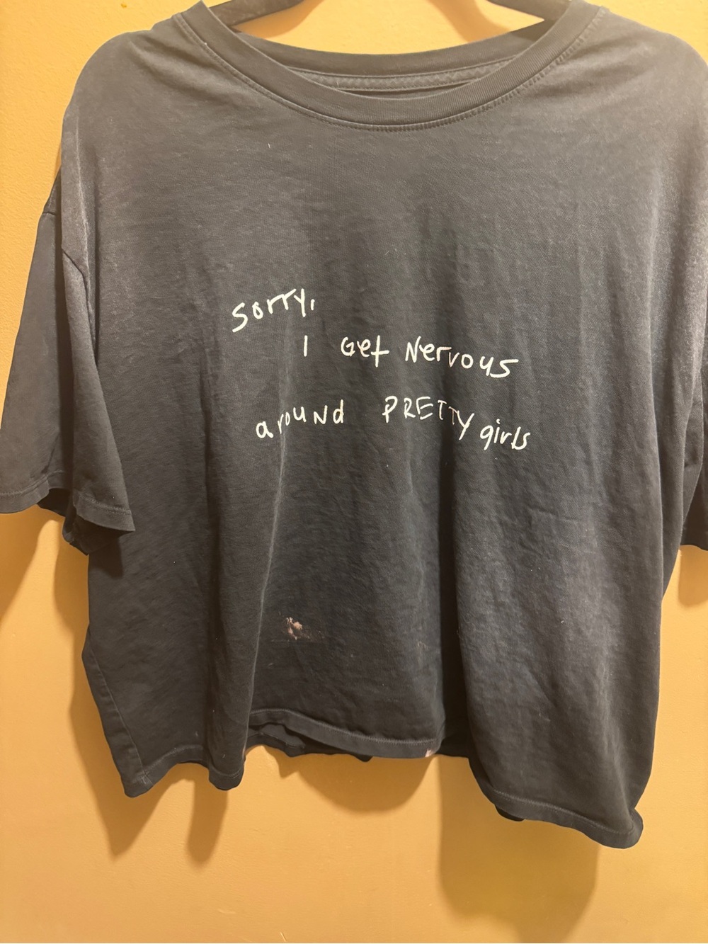 Men's Black Short-Sleeve Graphic Tee